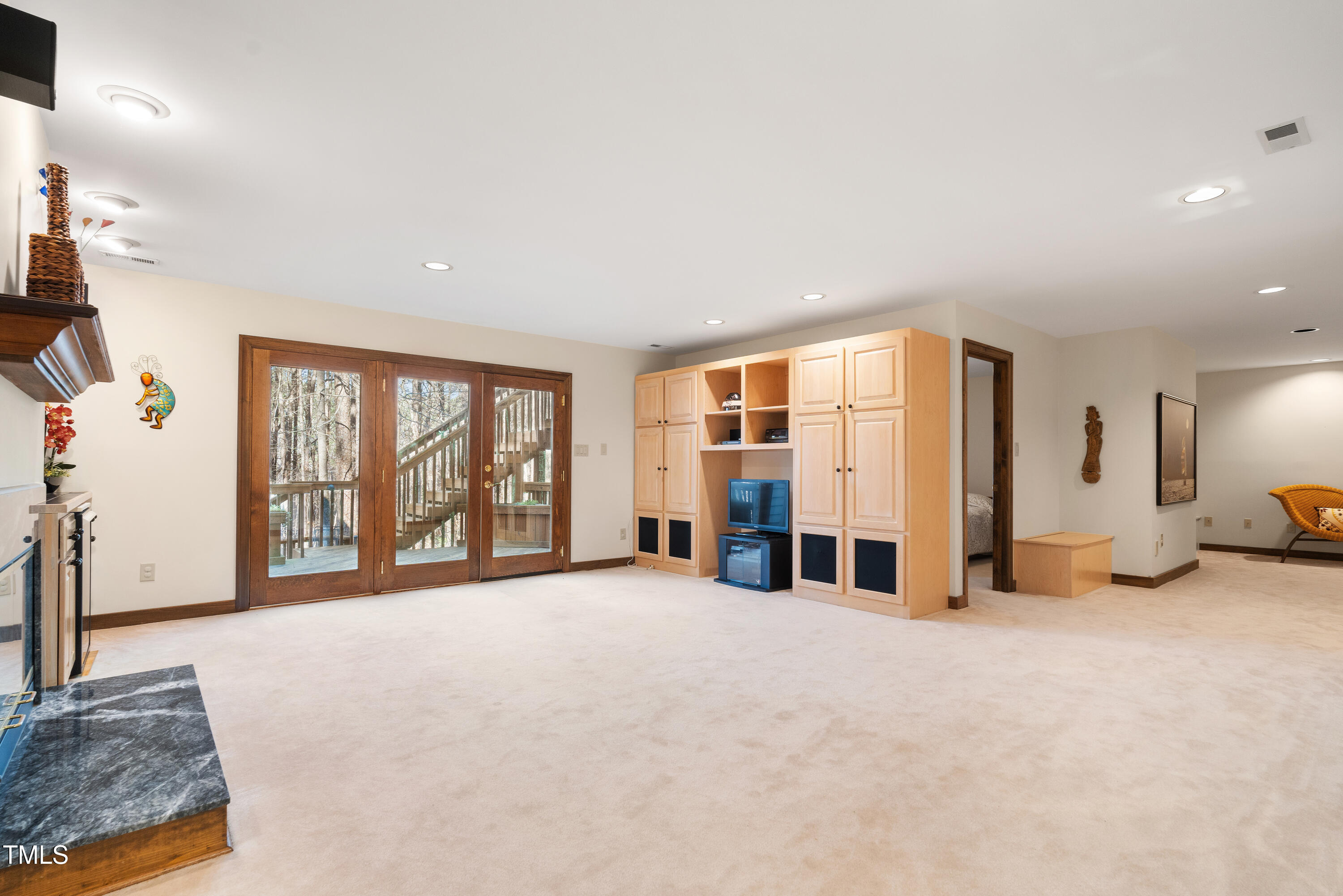 12117 Cliffside Circle Raleigh, NC 27614 - Photo 42 of 63 Basement Living Room