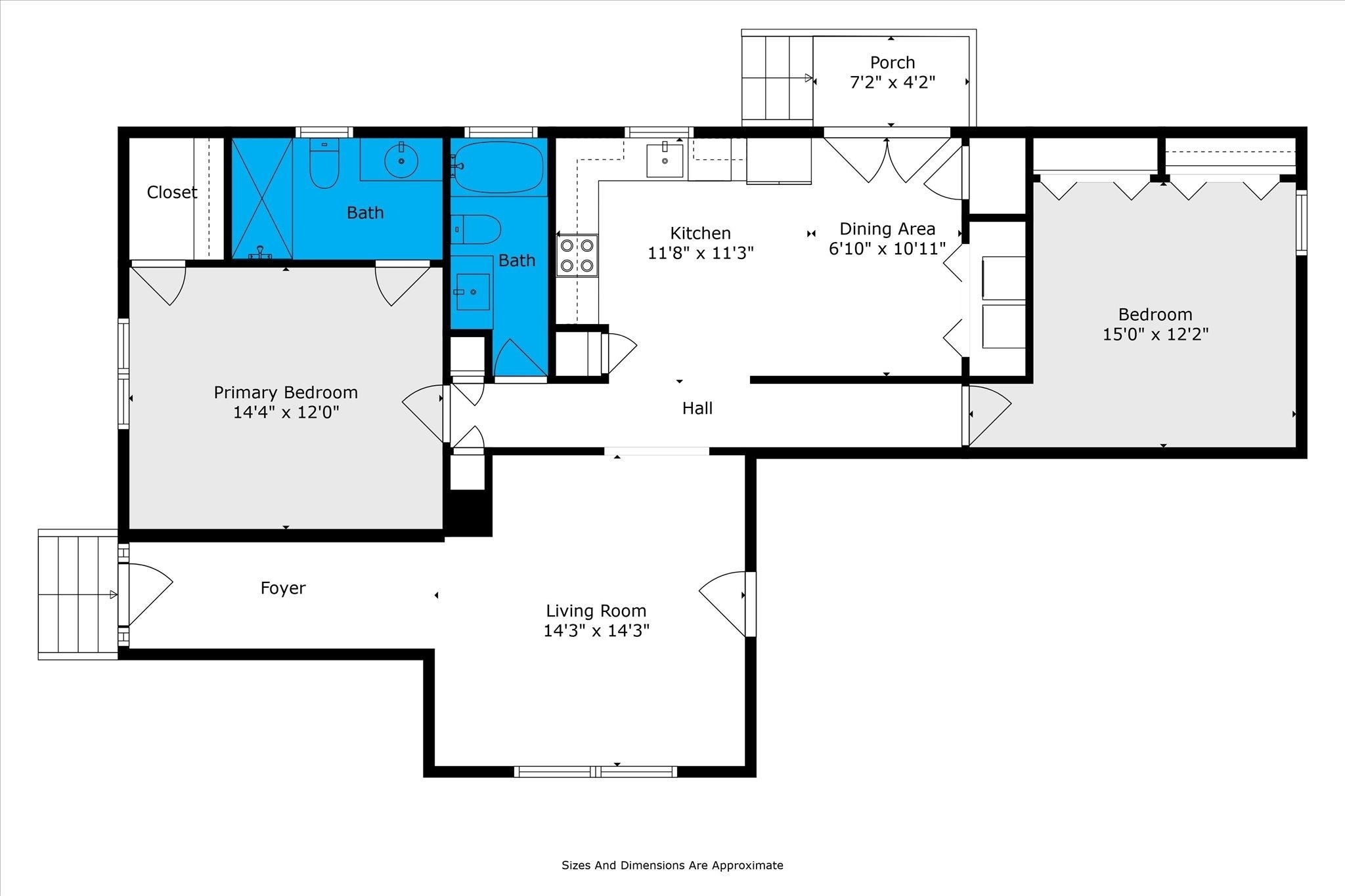1806 Hunter Avenue Mobile, AL 36606 - Photo 28 of 28 Floorplan