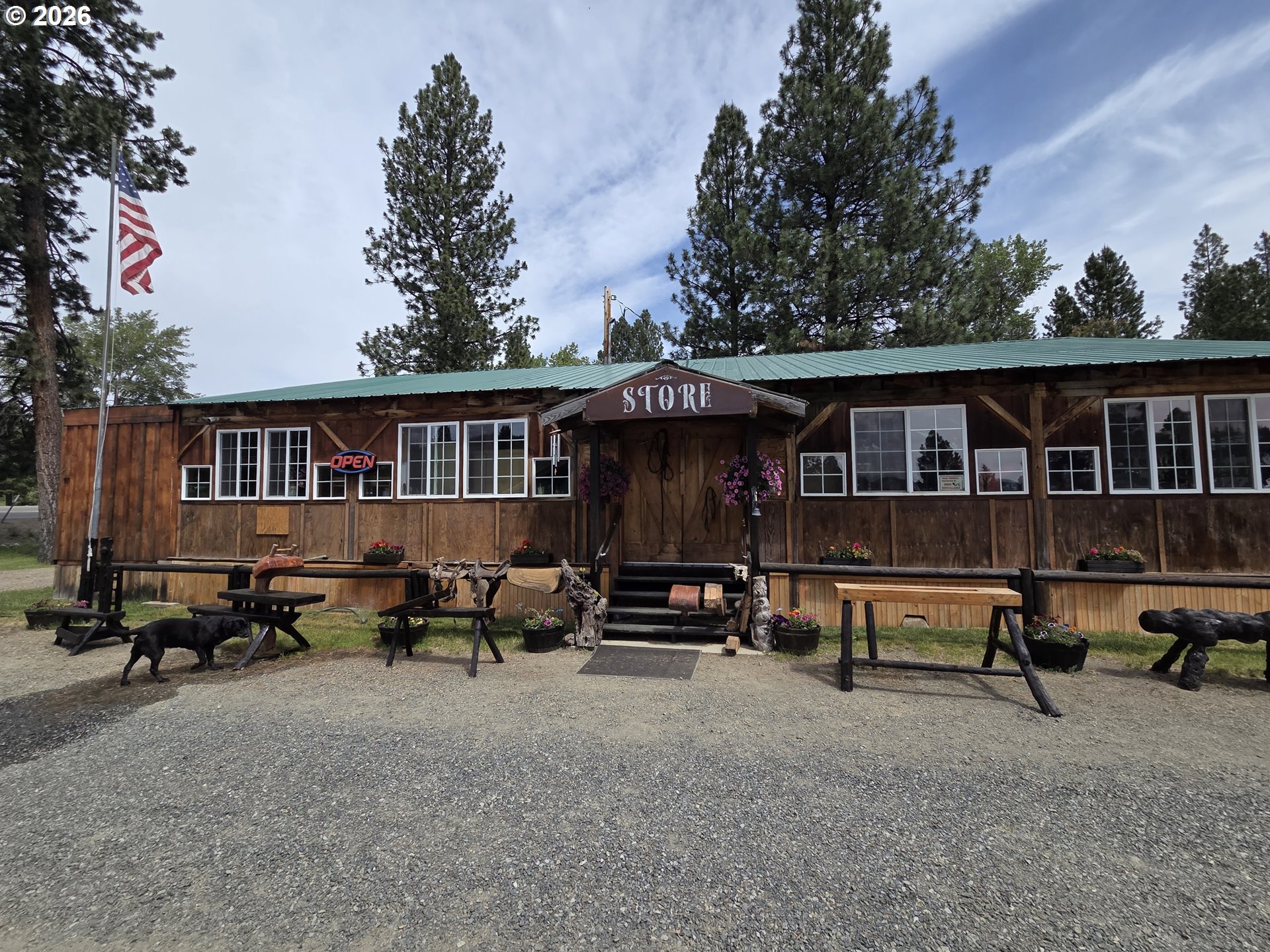 602 Mill Street Sumpter, OR 97877 - Photo 2 of 25 a view of a house with patio in the backyard
