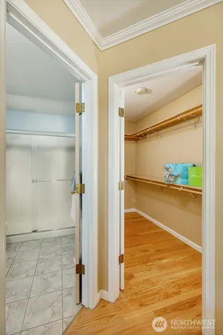 a view of walk in closet