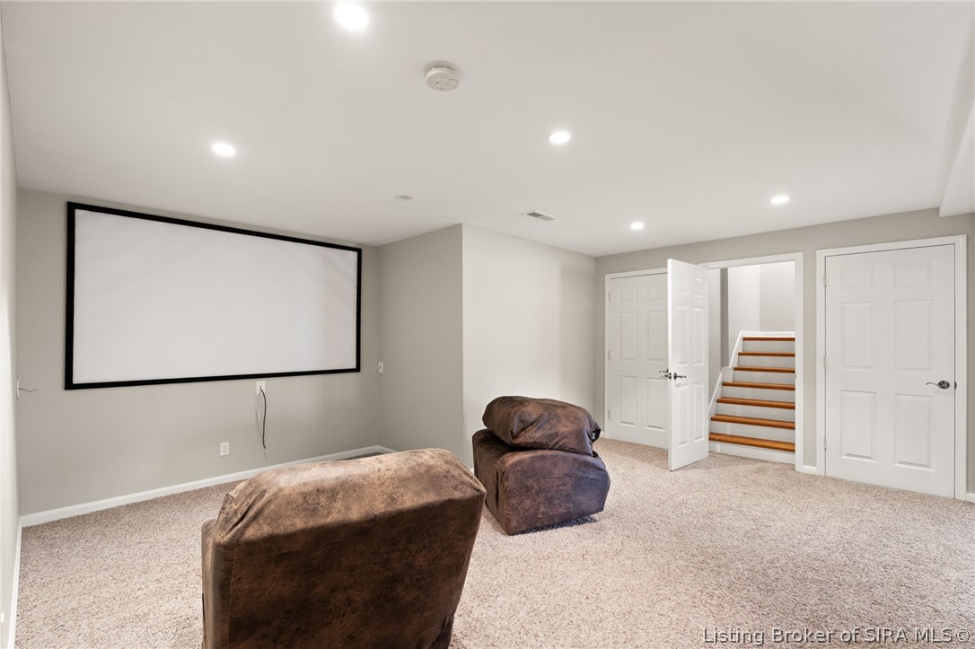 5320 Buttontown Road Georgetown, IN 47122 - Photo 57 of 69 Lower level prewired theater area