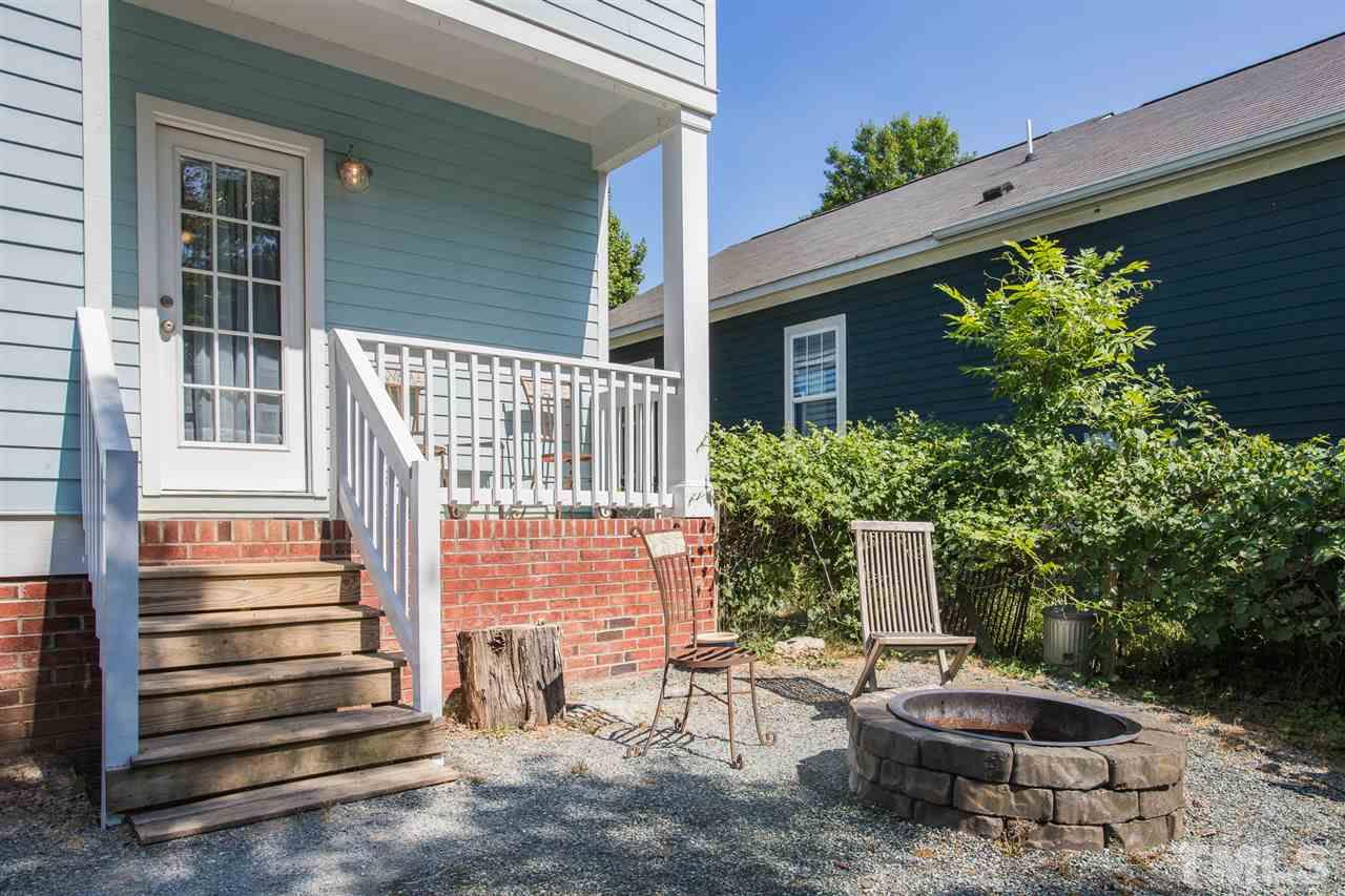 233 Cooke Street Raleigh, NC 27601 - Photo 10 of 27 ...your back porch and gravel patio with fire pit...