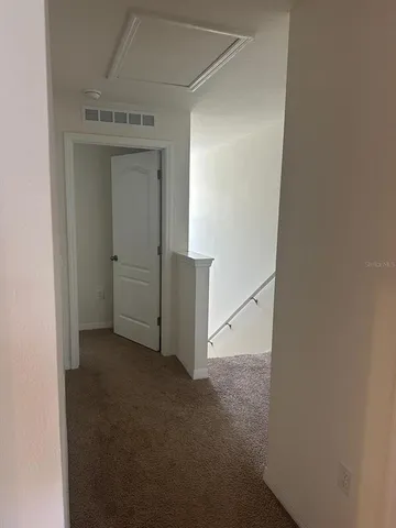 a view of empty room