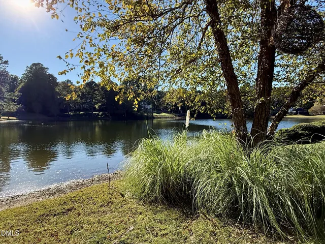 a view of a dining room with furniture wooden floor and chandelier