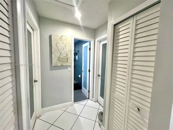 a view of a bathroom with a shower