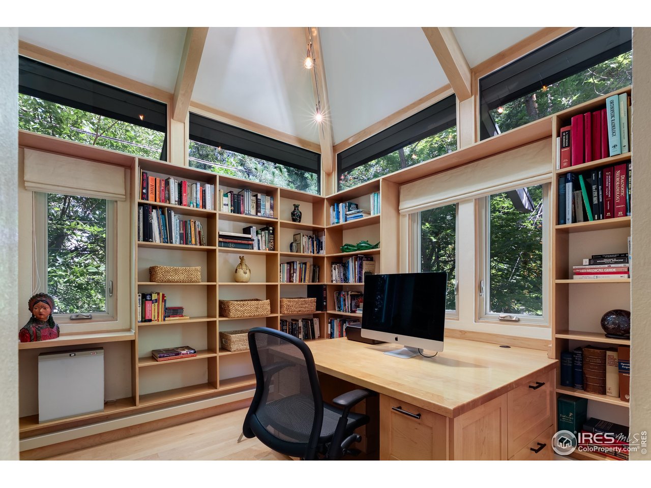 1006 6th Street Boulder, CO 80302 - Photo 18 of 40 a view of a workspace with furniture