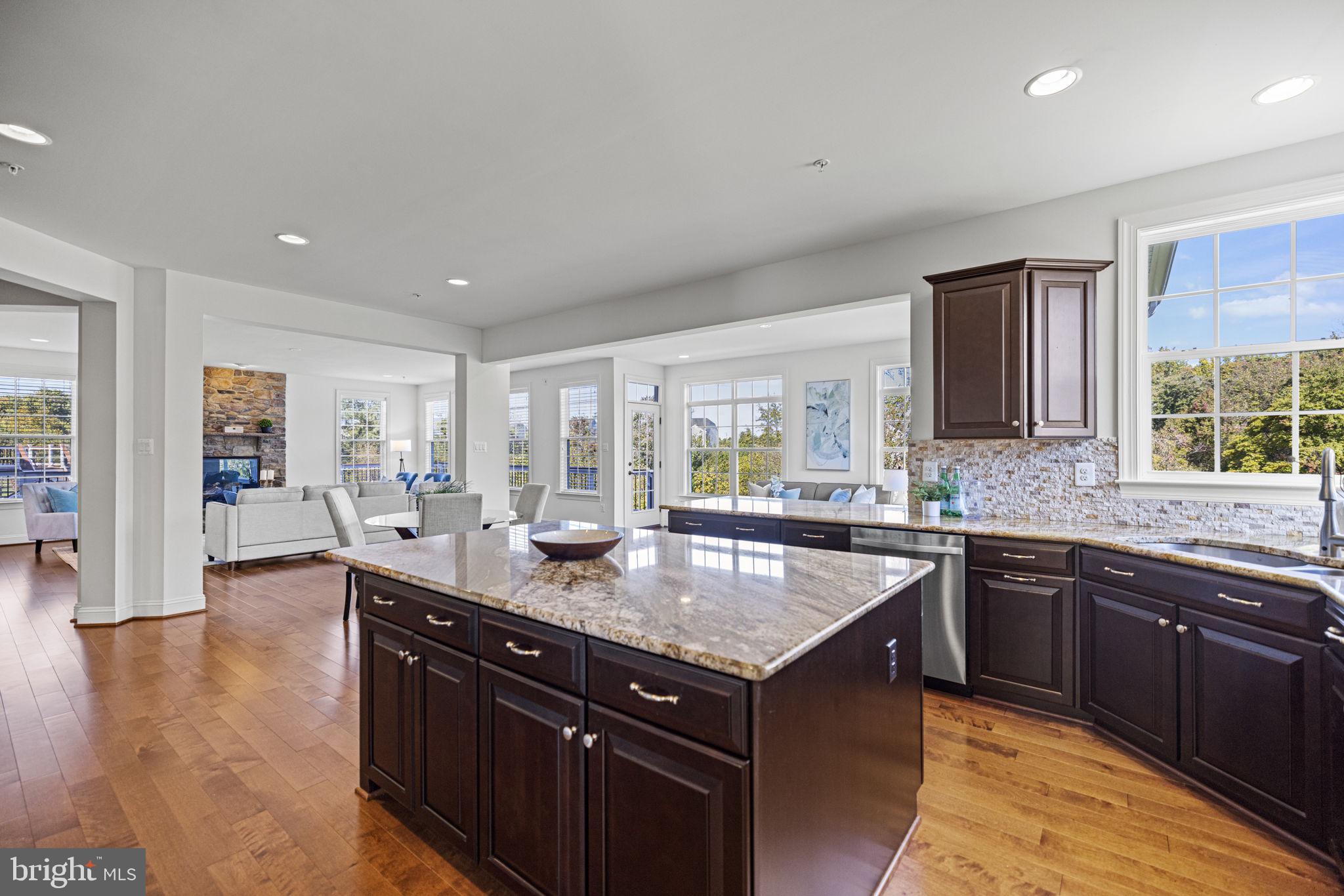 18006 Bliss Drive Poolesville, MD 20837 - Photo 18 of 62 Kitchen Overlooking Backyard