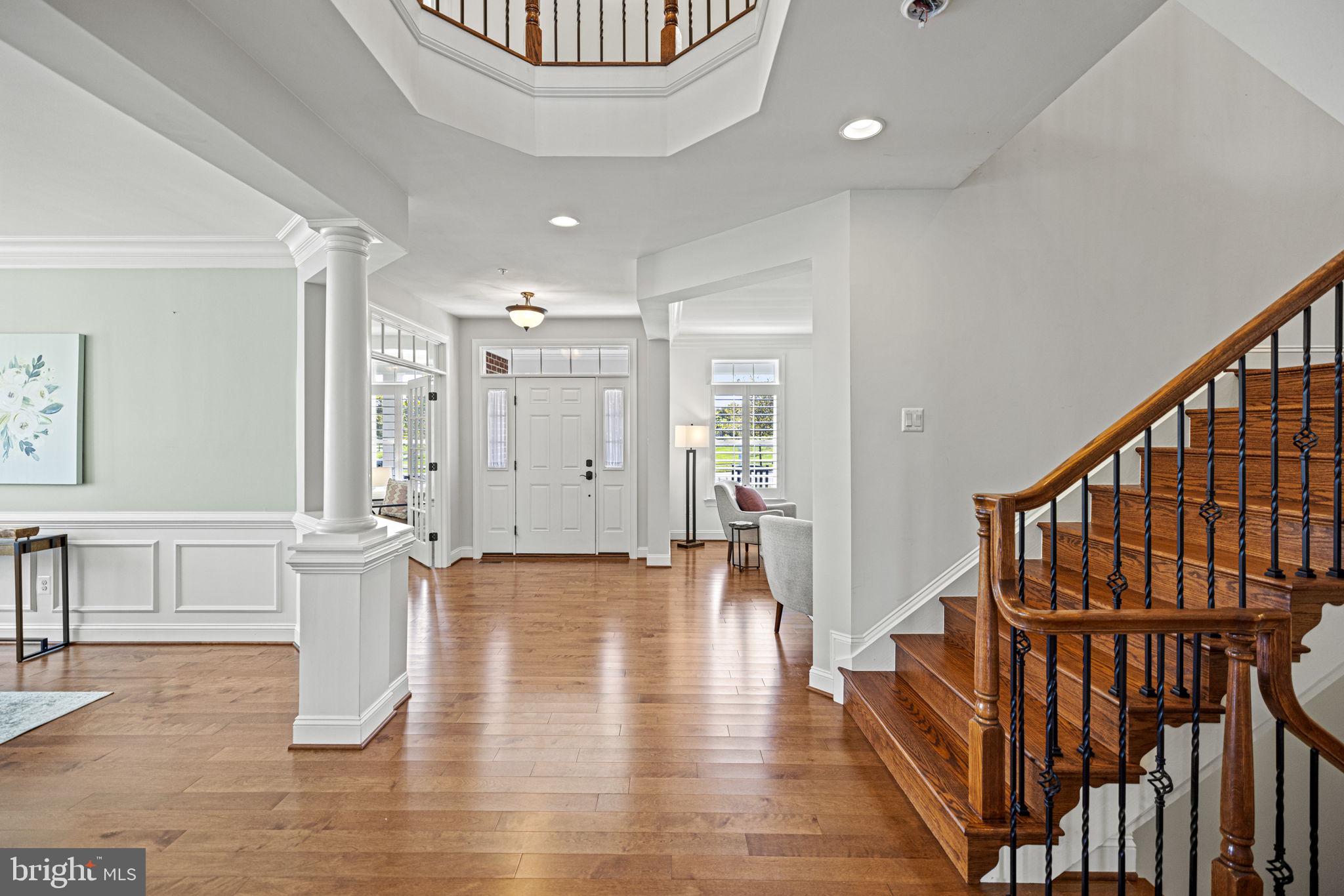 18006 Bliss Drive Poolesville, MD 20837 - Photo 7 of 62 View of entry and staircase leading upstairs