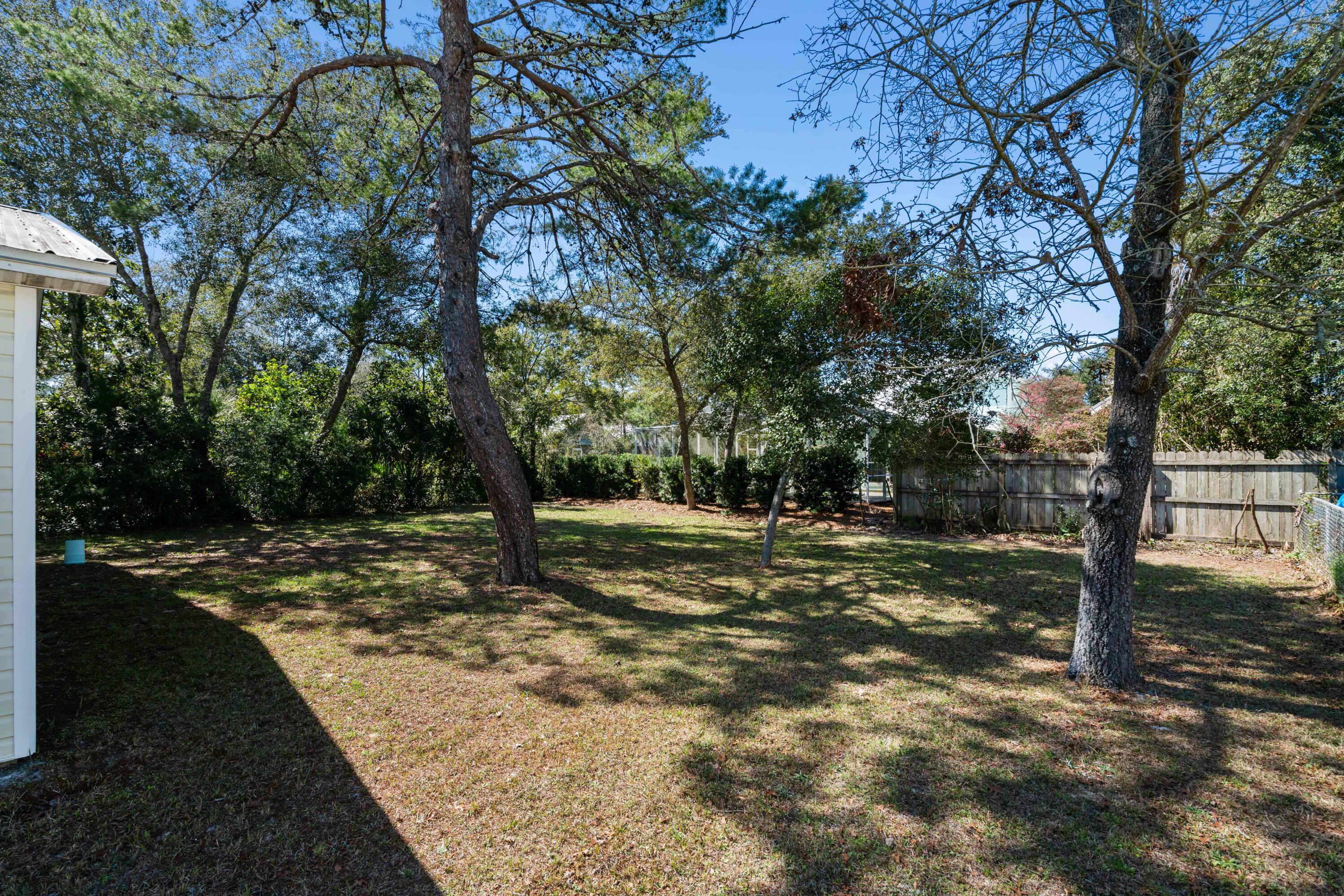 465 Seacrest Drive Inlet Beach, FL 32461 - Photo 12 of 47 a view of a yard with plants and trees