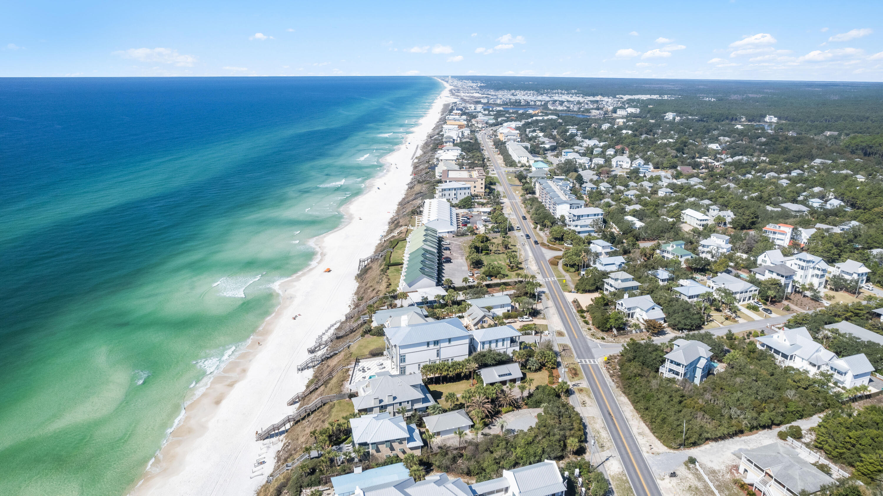 465 Seacrest Drive Inlet Beach, FL 32461 - Photo 41 of 47 an aerial view of residential houses with outdoor space