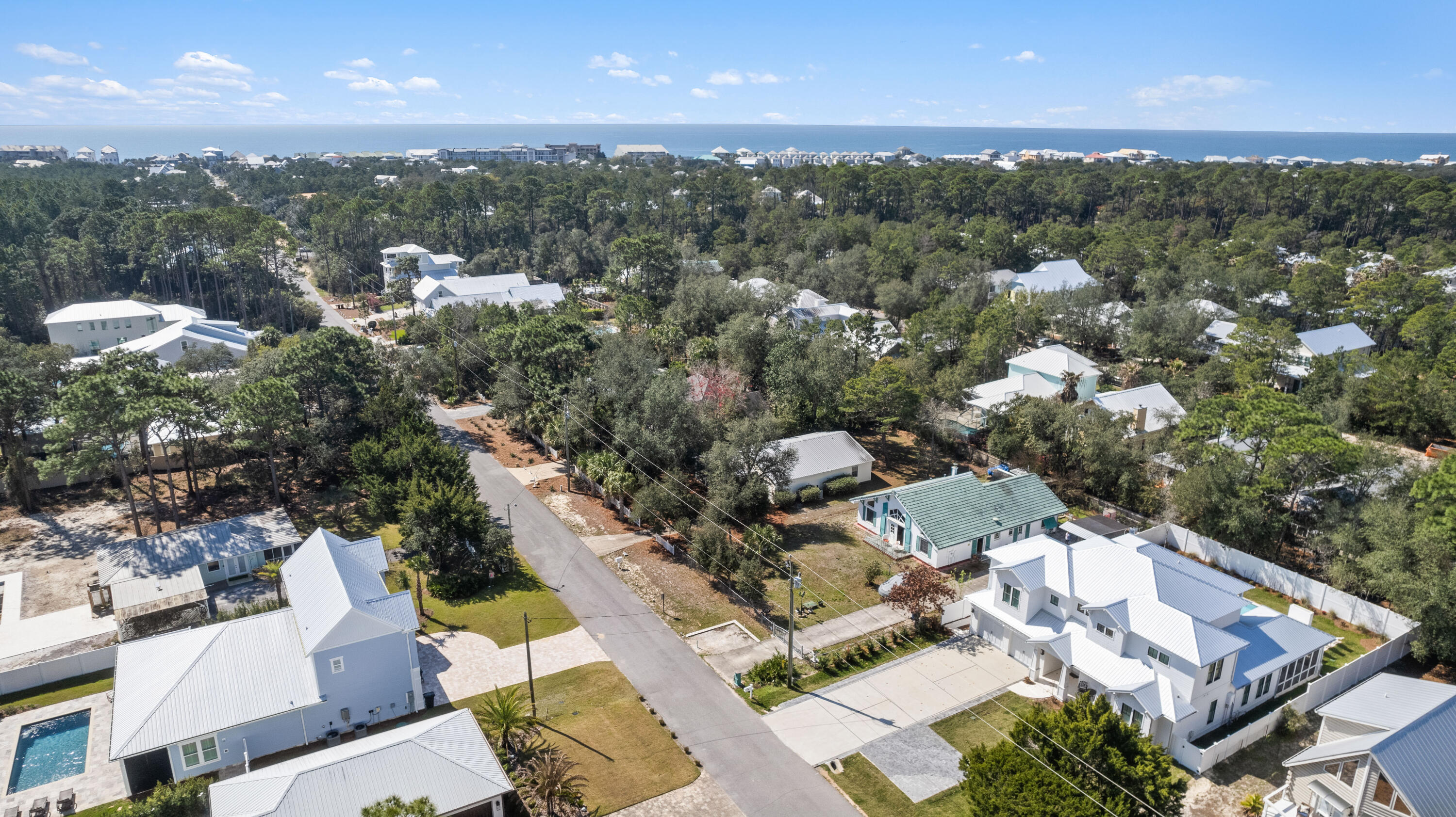 465 Seacrest Drive Inlet Beach, FL 32461 - Photo 44 of 47 an aerial view of multiple house