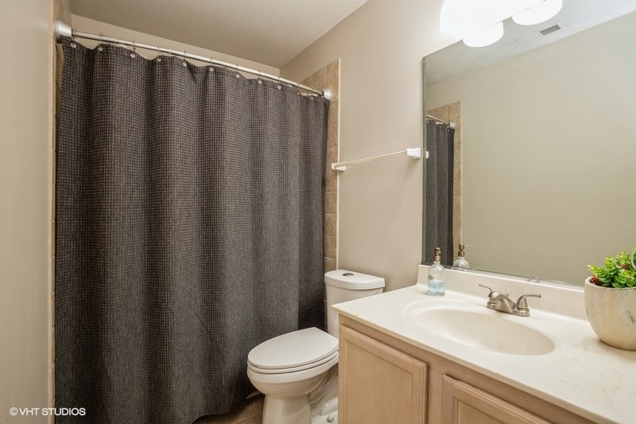 5426 Cloverdale Road Hanover Park, IL 60133 - Photo 17 of 22 a bathroom with a sink and a mirror