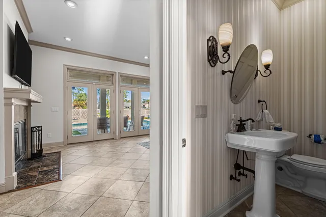 a view of a bedroom from hallway