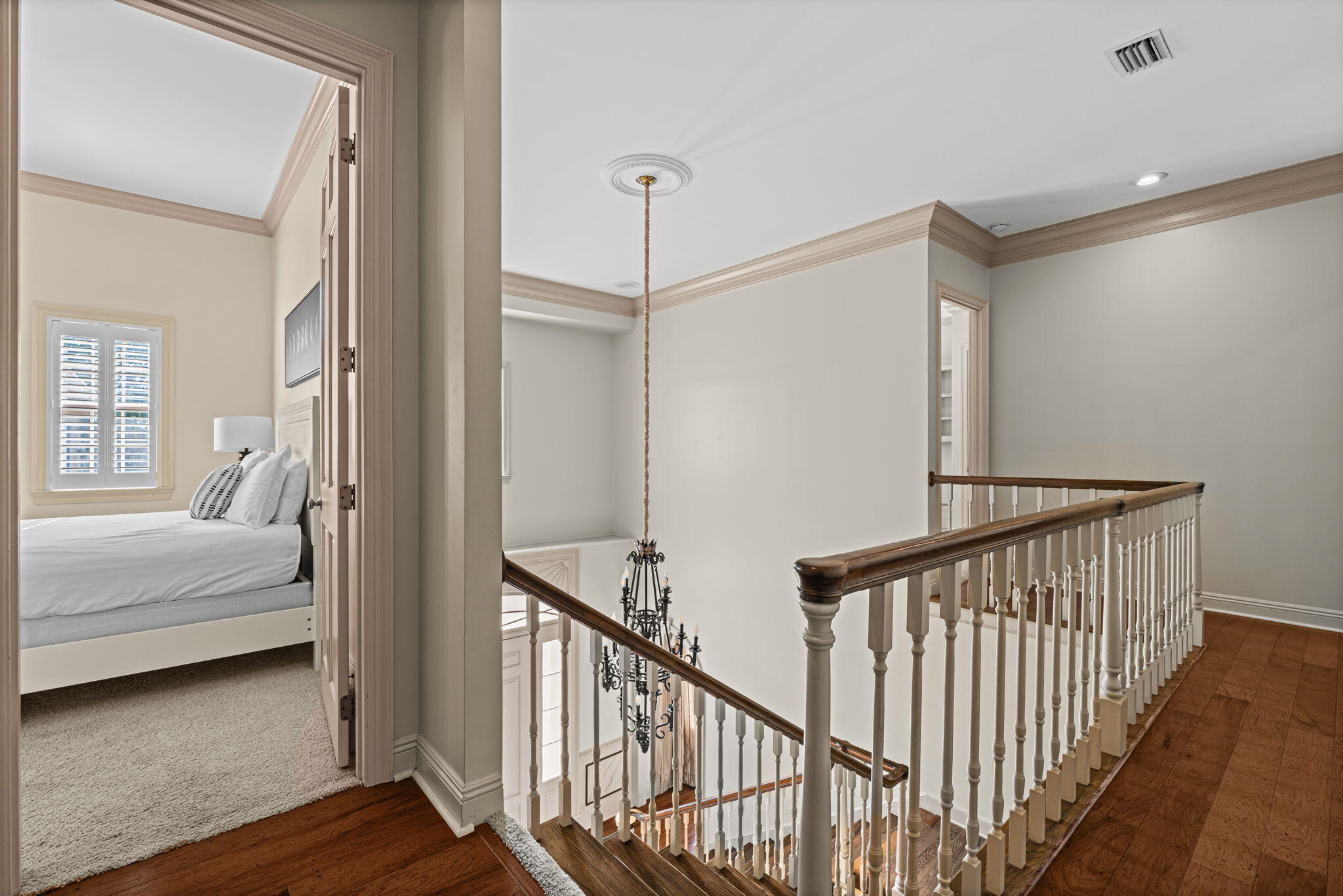 322 Wahoo Road Panama City Beach, FL 32408 - Photo 41 of 57 a view of a bedroom from hallway