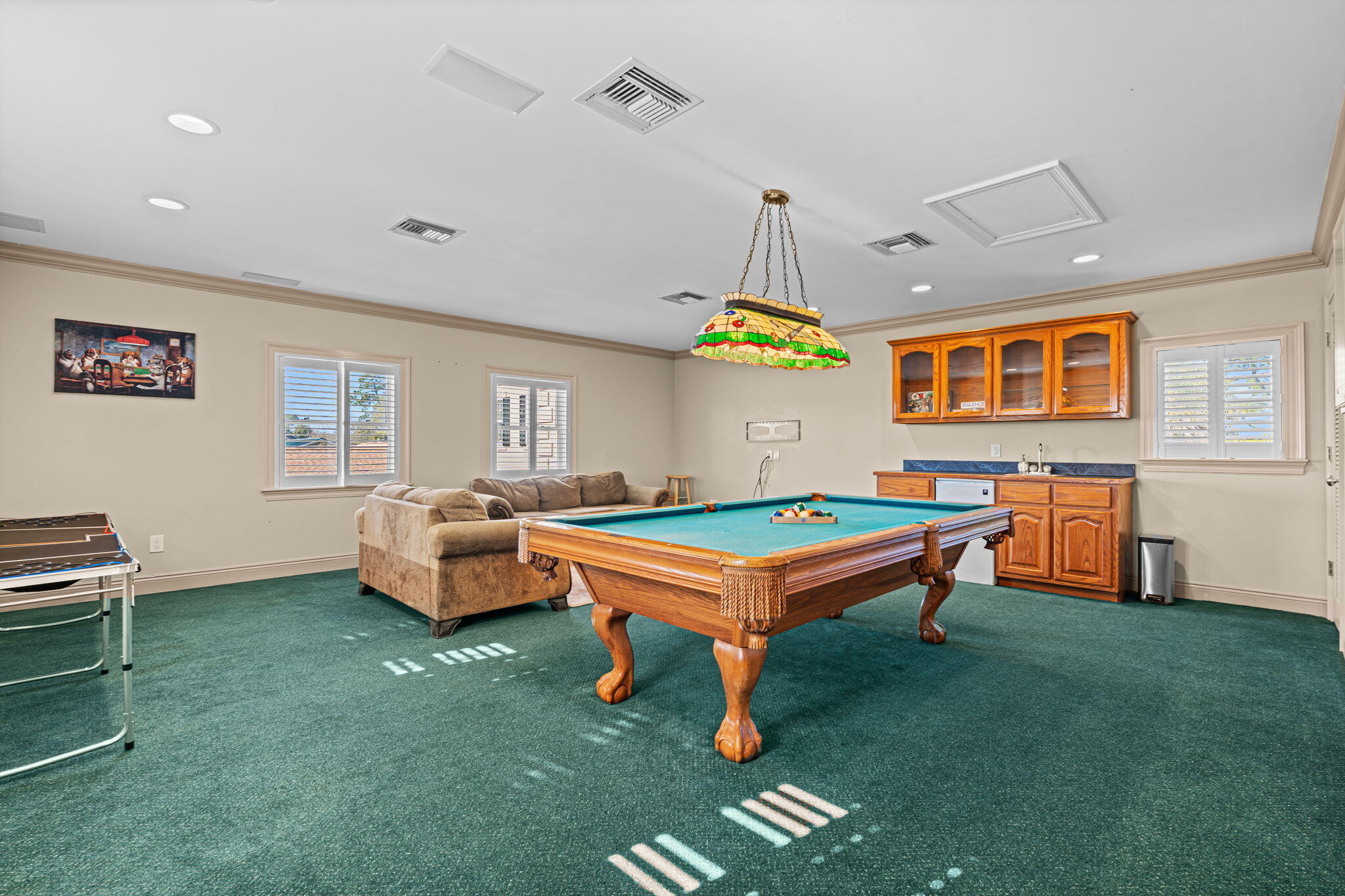 322 Wahoo Road Panama City Beach, FL 32408 - Photo 54 of 57 a room with pool table and windows