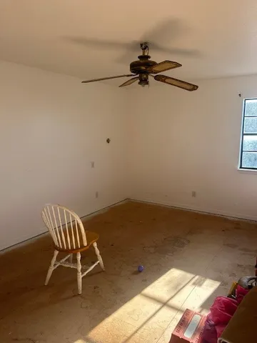 a view of a room with a workspace