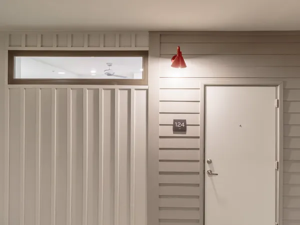 a close view of closet