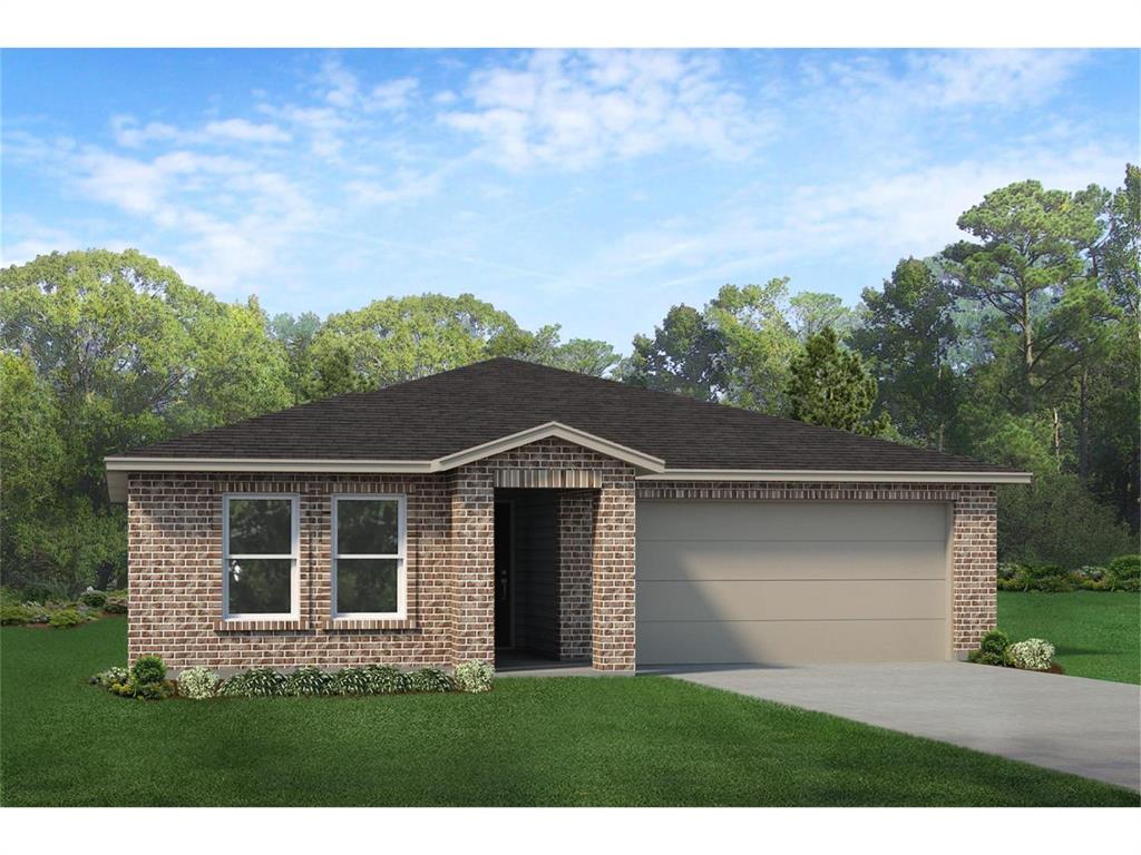 a view of front of a house with a yard