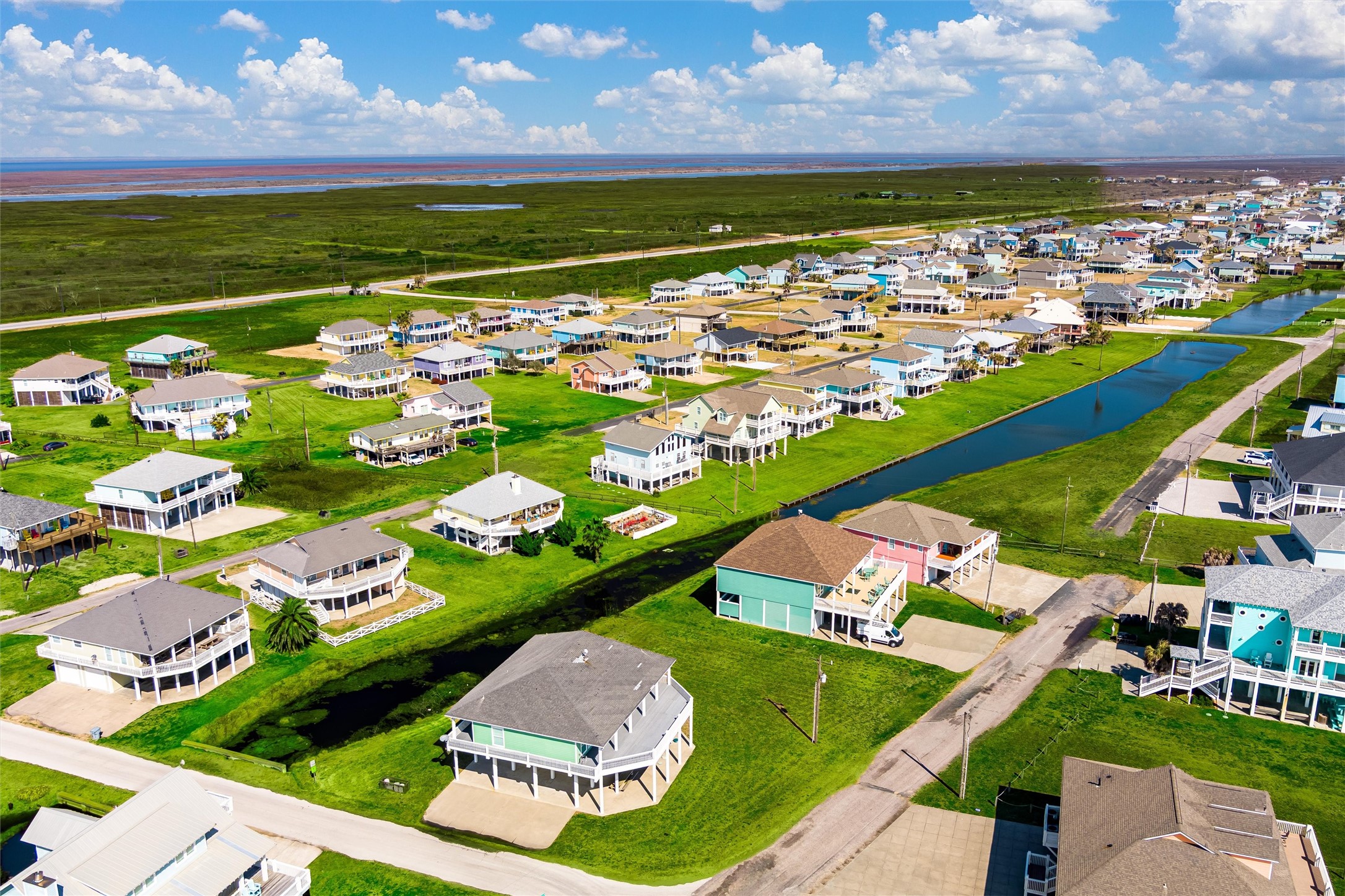 3125 James Street Crystal Beach, TX 77650 - Photo 5 of 45 a view of an outdoor space and a lake view