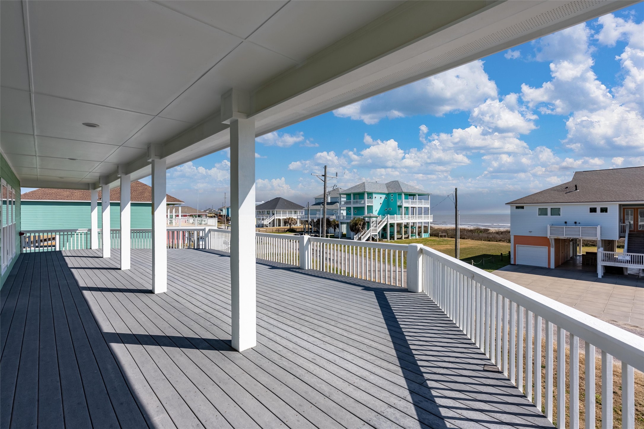 3125 James Street Crystal Beach, TX 77650 - Photo 9 of 45 a view of a patio with wooden floor