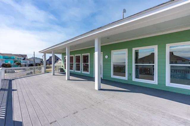 a view of a house with a patio