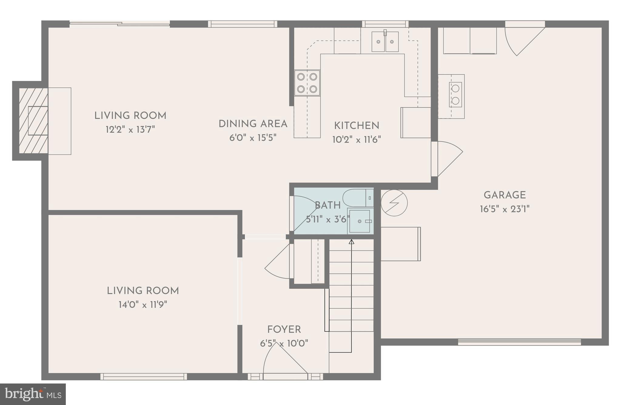 913 Spring Garden Lane Virginia Beach, VA 23452 - Photo 30 of 31 1st Floor Plan