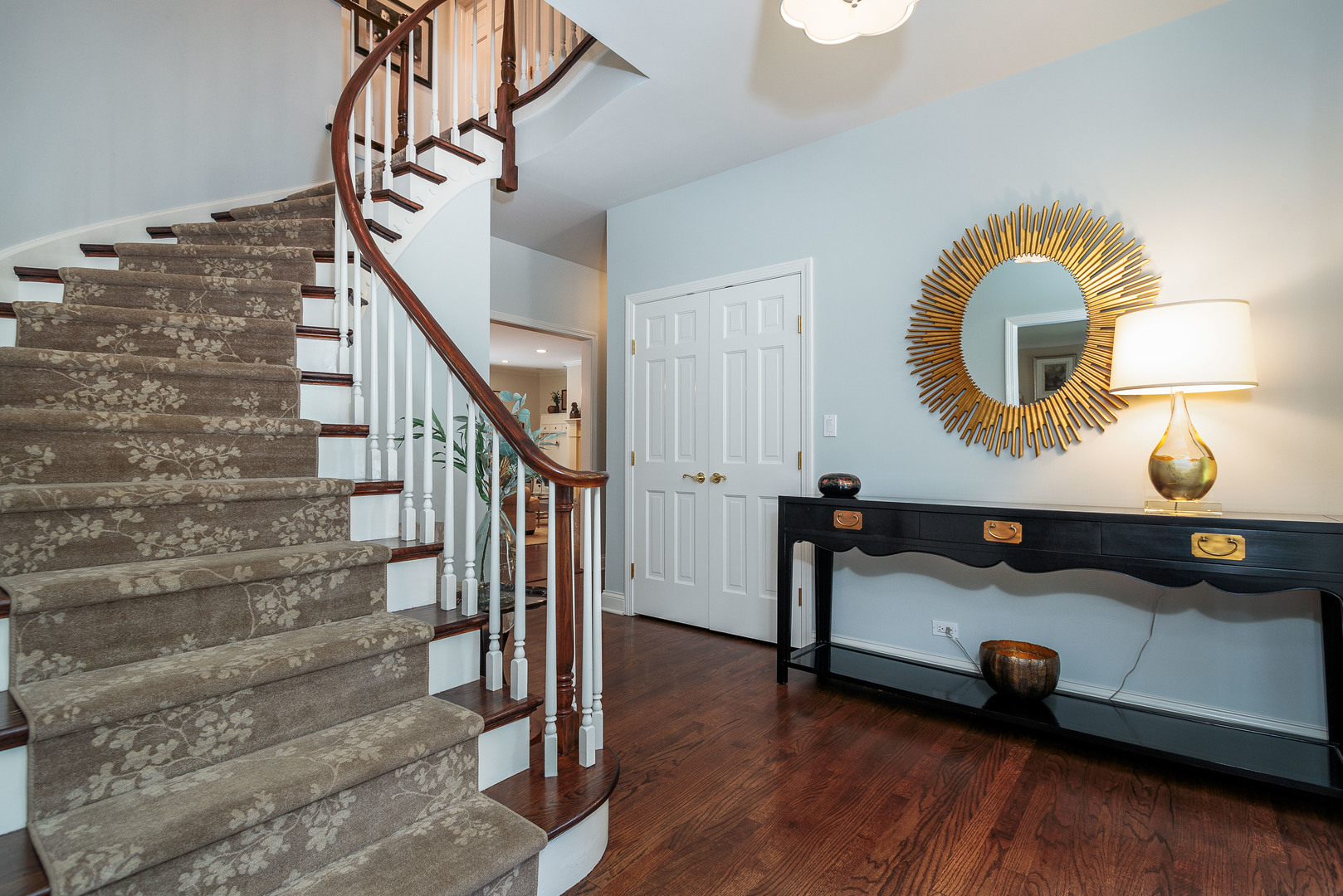 559 Rockefeller Road Lake Forest, IL 60045 - Photo 11 of 50 a view of entryway and hall with wooden floor