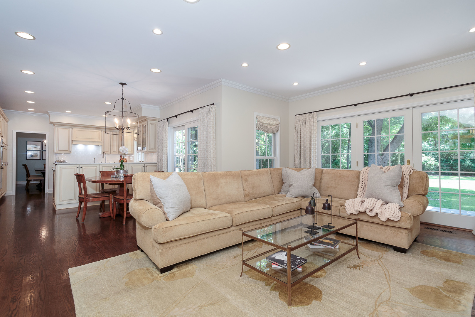 559 Rockefeller Road Lake Forest, IL 60045 - Photo 8 of 50 a living room with furniture and a large window