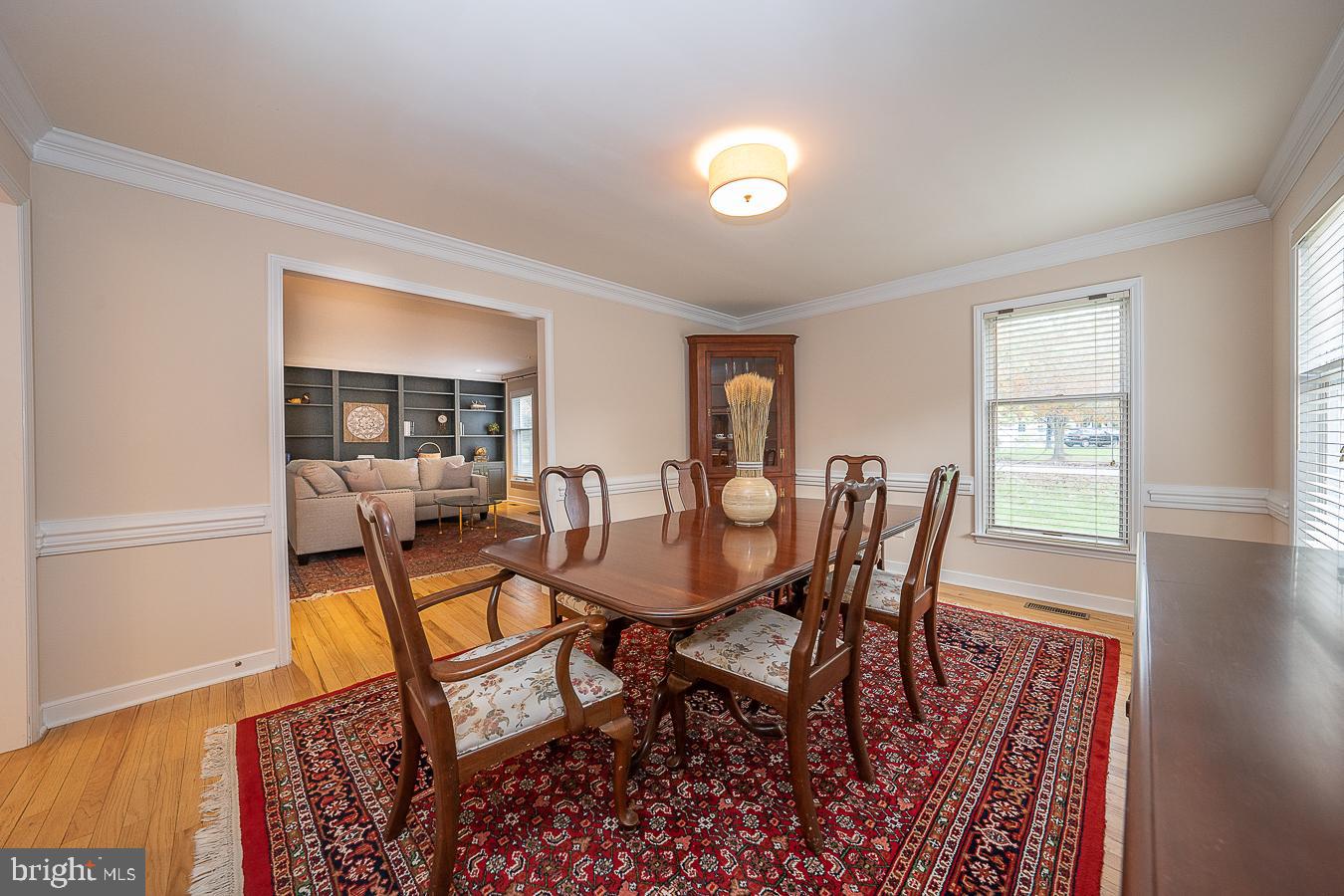 403 Chester Road Devon, PA 19333 - Photo 9 of 35 Dining room - view into living room