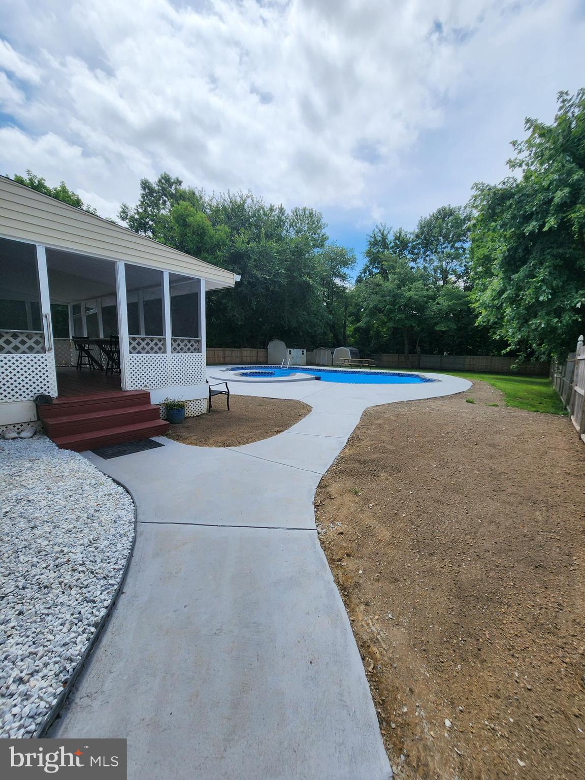 121 Eaton Road Pennsville, NJ 08070 - Photo 26 of 36 All new concrete throughout the backyard
