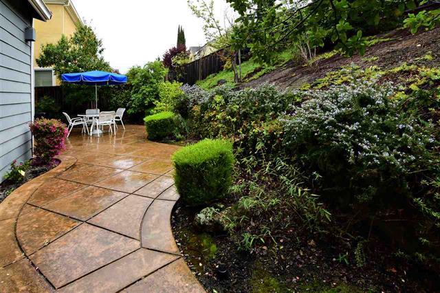 1175 Arrowfield Way San Ramon, CA 94582 - Photo 26 of 27 a view of a patio with table and chairs under an umbrella