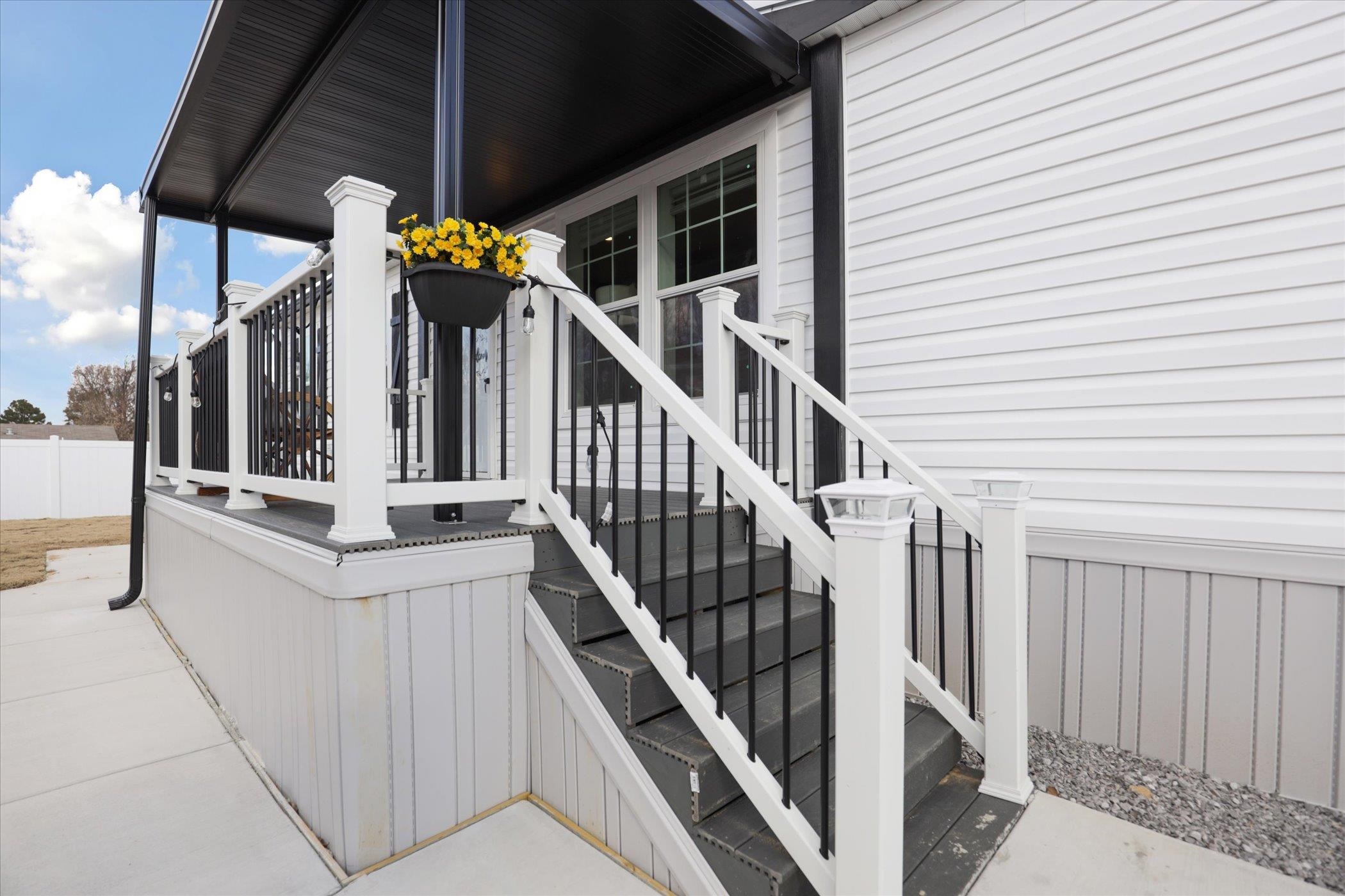 a view of an entryway with staircase