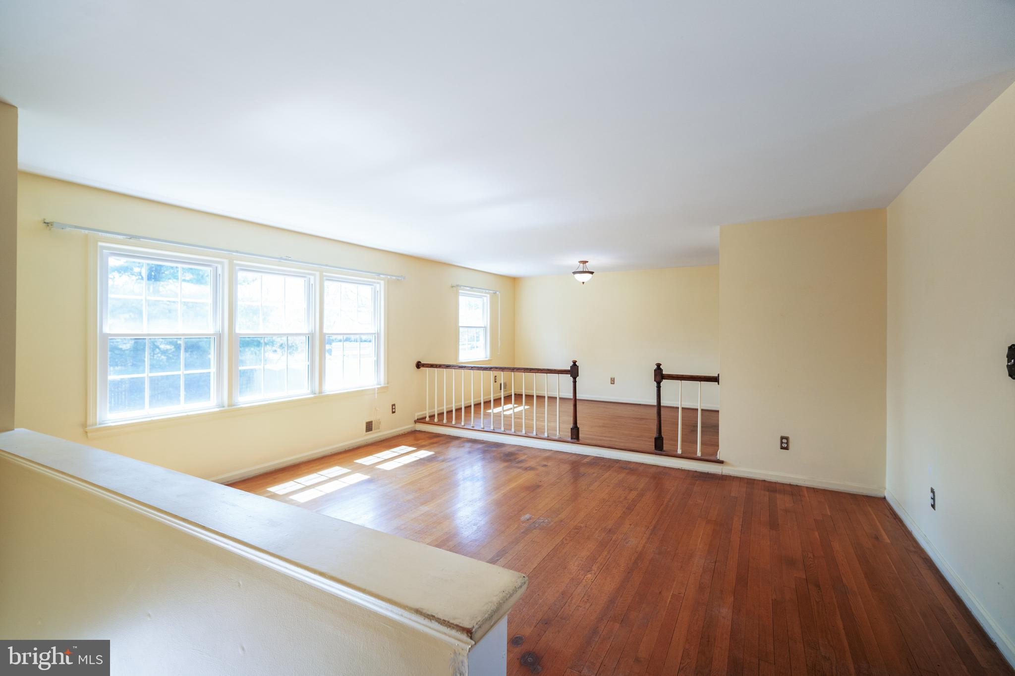 7316 Righters Mill Road Rockville, MD 20855 - Photo 5 of 21 Family Room with Original Hardwood Floors