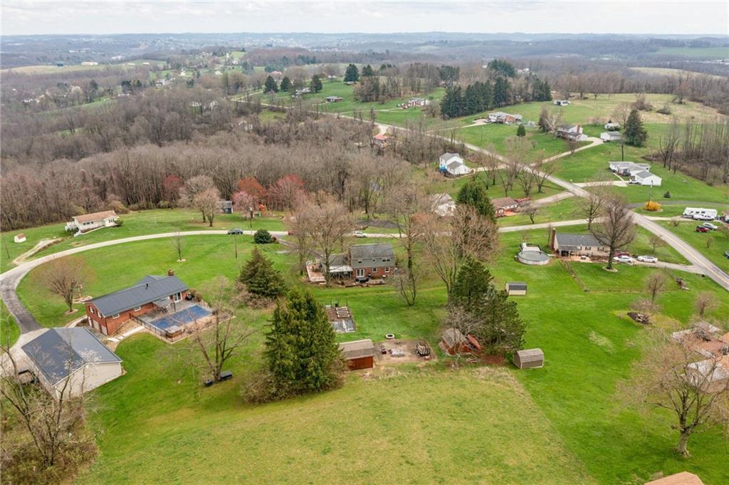 22 Wolfram Road Washington, PA 15301 - Photo 5 of 41 an aerial view of a house with a garden