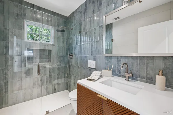 a view of a outdoor seating area with furniture