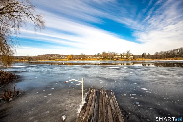 a view of an ocean and beach