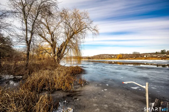a view of an ocean and beach