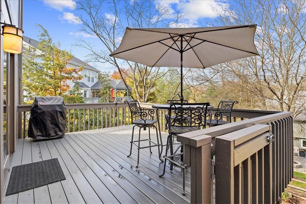 205 Constance Drive McKees Rocks, PA 15136 - Photo 24 of 25 a view of a balcony with chairs and wooden floor