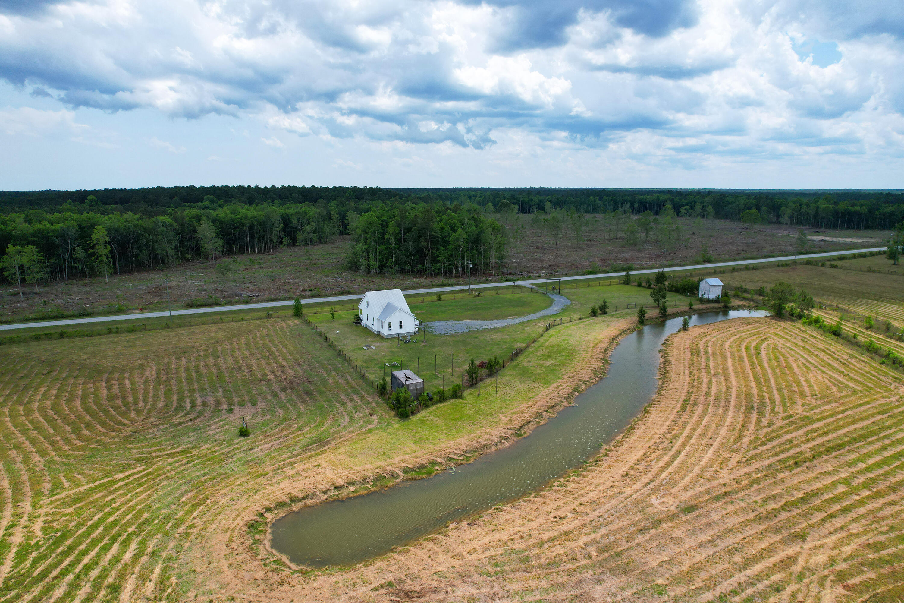3034 French Santee Road Jamestown, SC 29453 - Photo 36 of 44 Aerial133034 French Santee Rd -Tidalcree