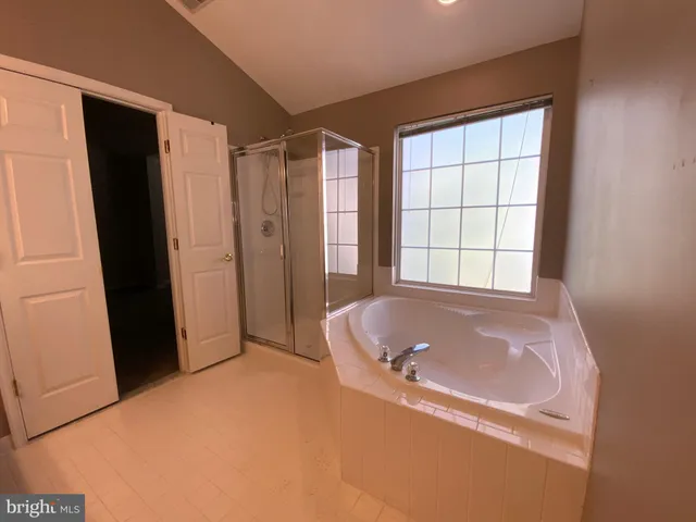 a view of small space with racks on the wall