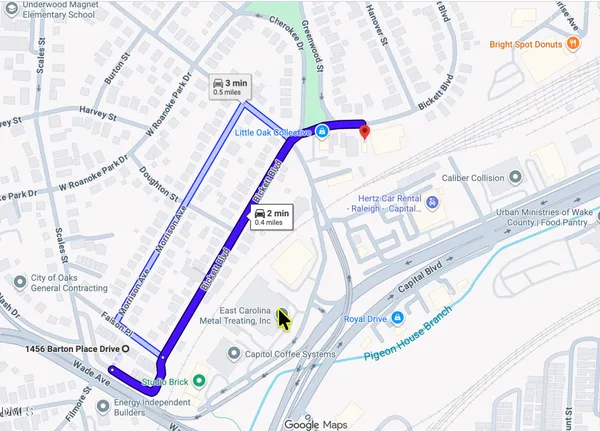 $2,000 | 1456 Barton Pl Drive, Raleigh, NC 27608