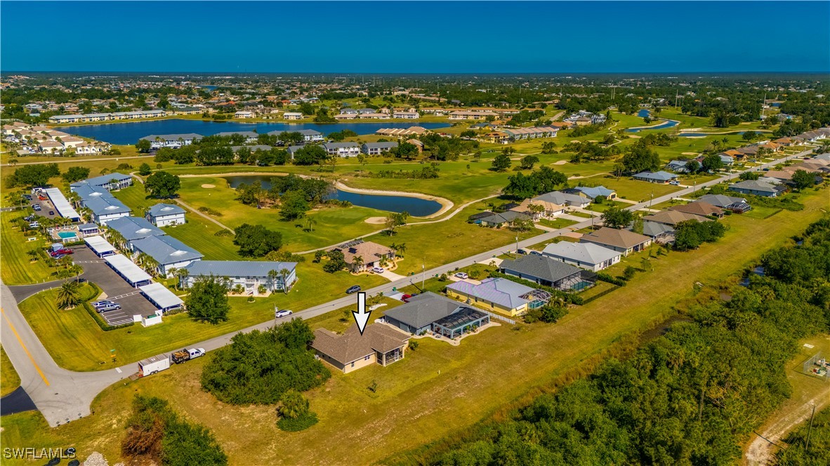 1606 Navigator Road Punta Gorda, FL 33983 - Photo 43 of 47 an aerial view of residential houses with outdoor space
