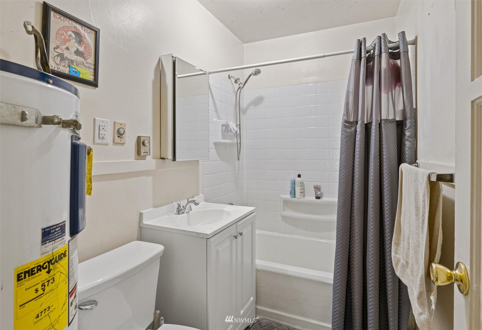 1005 Lane Place, Unit A&B Everett, WA 98203 - Photo 22 of 31 a bathroom with a sink toilet and shower