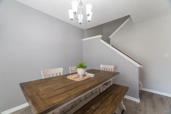 a view of table and chair