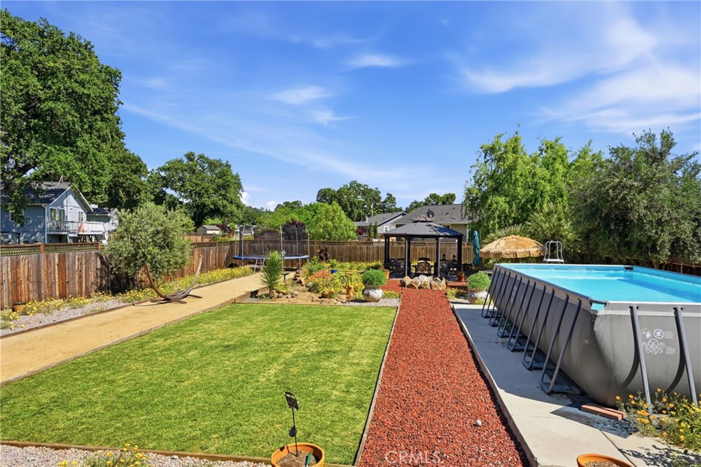 18650 Horseshoe Road Hidden Valley Lake, CA 95467 - Photo 21 of 26 a view of a swimming pool with a patio
