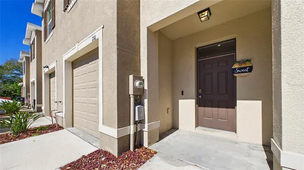 a view of front door of house