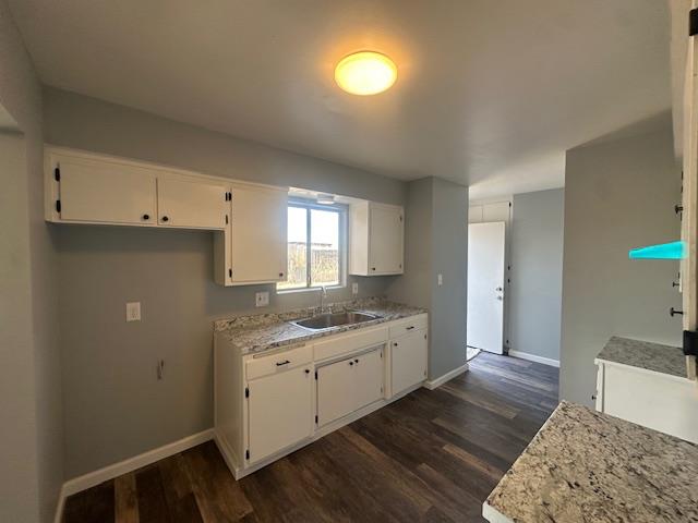 5558 Lake Alpaugh Ca Alpaugh, CA 93201 - Photo 6 of 14 a kitchen with a sink and cabinets