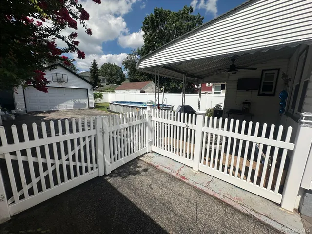 a view of a house with a deck