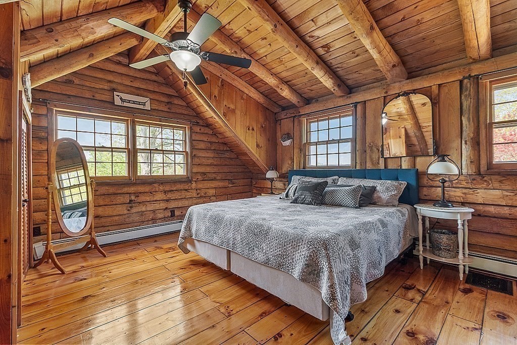 115 Gray Road Templeton, MA 01468 - Photo 23 of 40 a spacious bedroom with a bed and a table