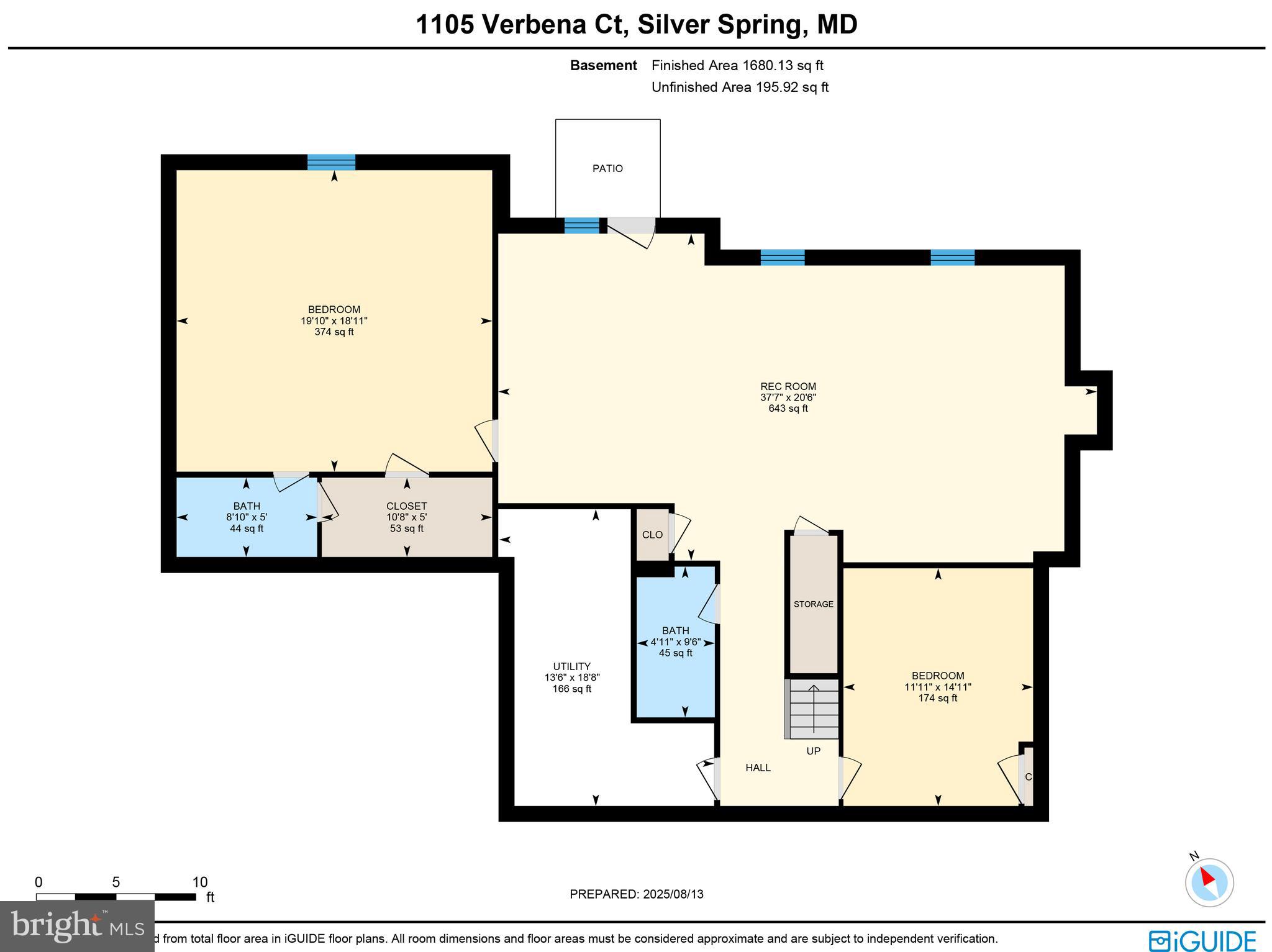 1105 Verbena Court Silver Spring, MD 20906 - Photo 77 of 78 Basement/Lower Level Floor Plan
